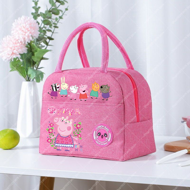 Food Storage Zipper - Girl Anime Cute Lunch Tote Cartoon