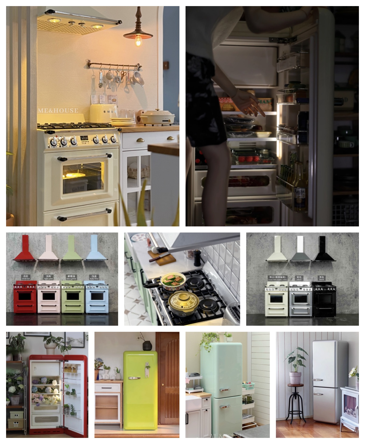 Food Storage Small - 1/6 Modern Miniature Kitchen Furniture Blythe/BJD