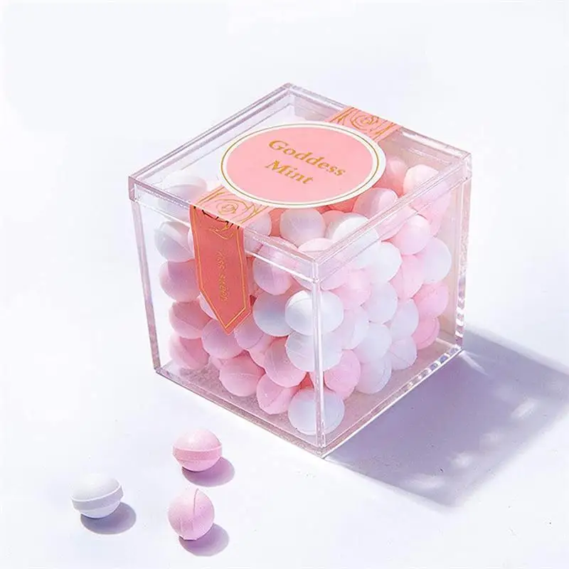 Xmas Food Storage Containers - 12 PCS Transparent Acrylic Boxes With