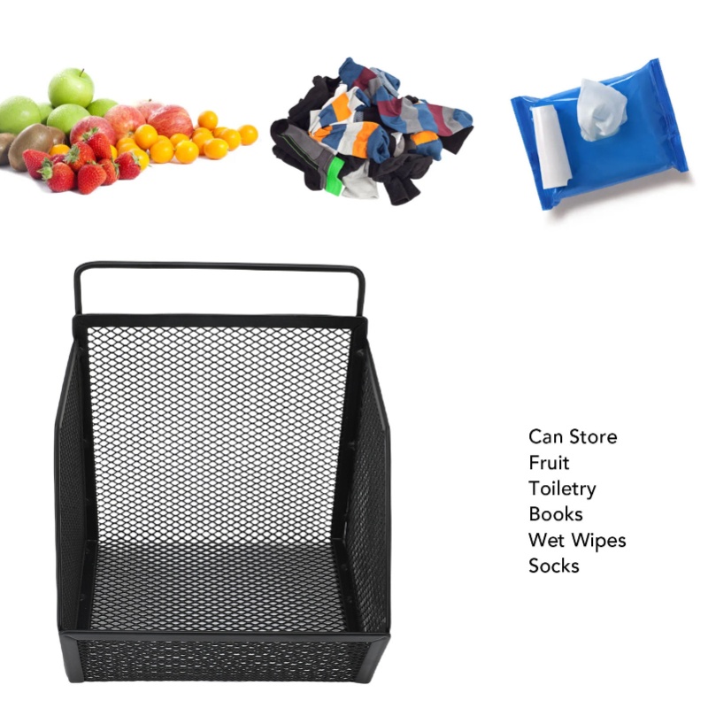 Food Storage Pantry - Hanging Kitchen Basket Adhesive Non Drill