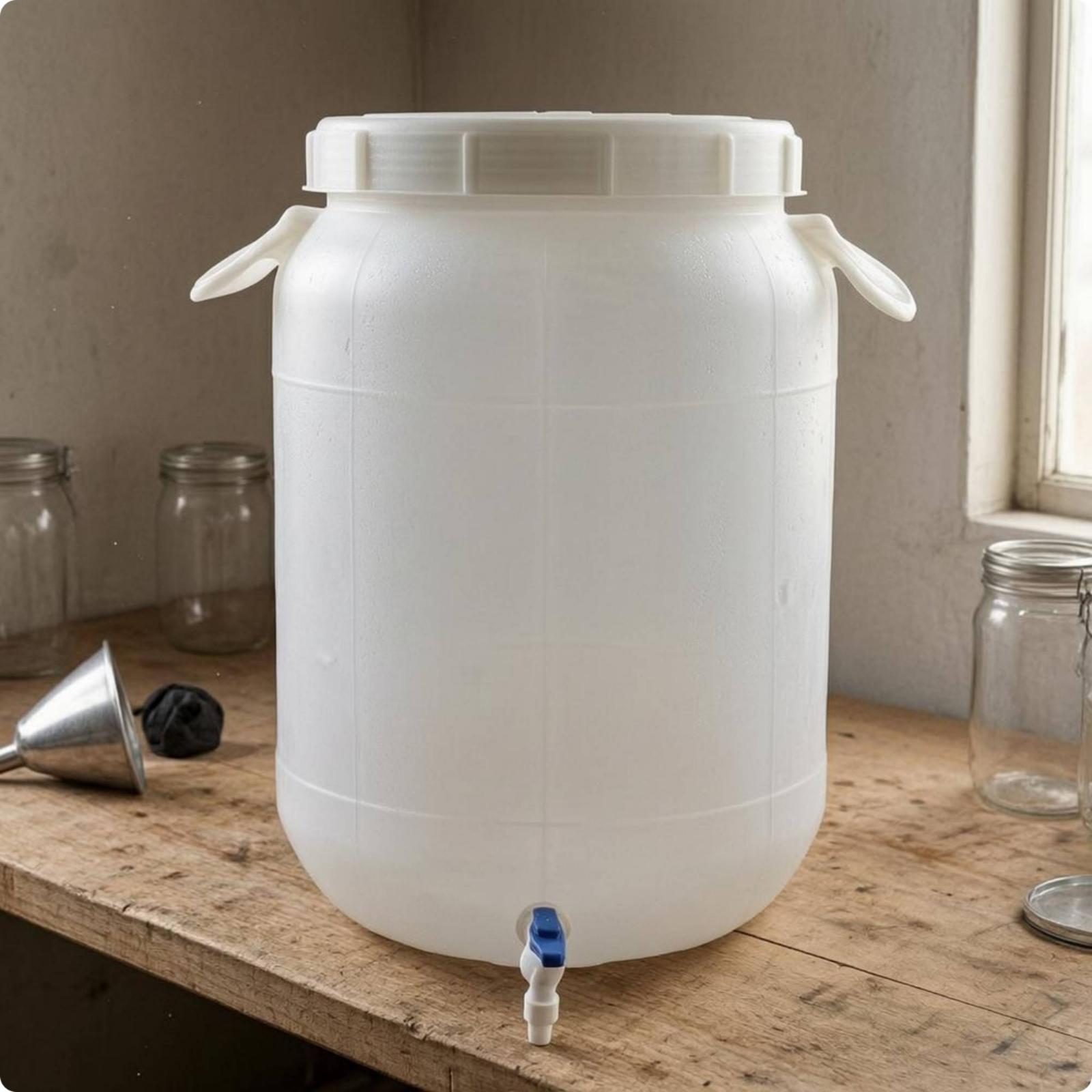 Food Storage Containers - Food Grade Plastic Storage Barrel Durable