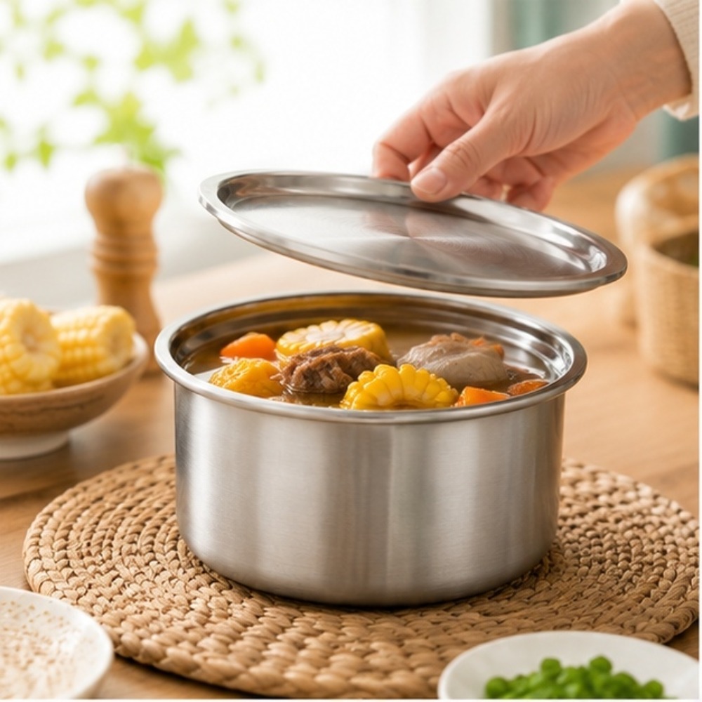 Food Storage Prep Containers - 304 Stainless Steel Ramekin with Lid