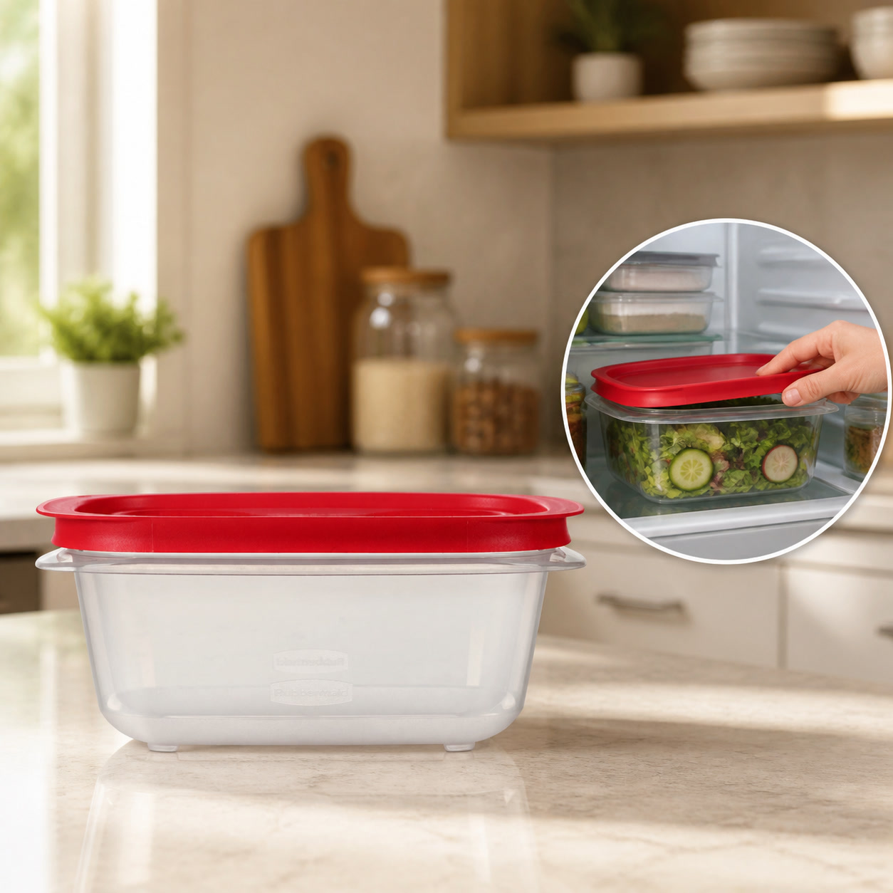 Food Storage Prep Containers - 5.26 Cup Rectangular Food Storage Container