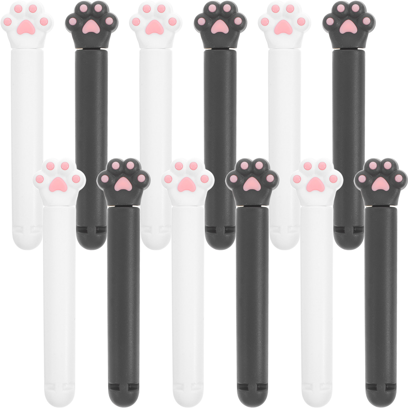 Food Storage Pantry - 12Pcs Cartoon Cat Paw Food Clips