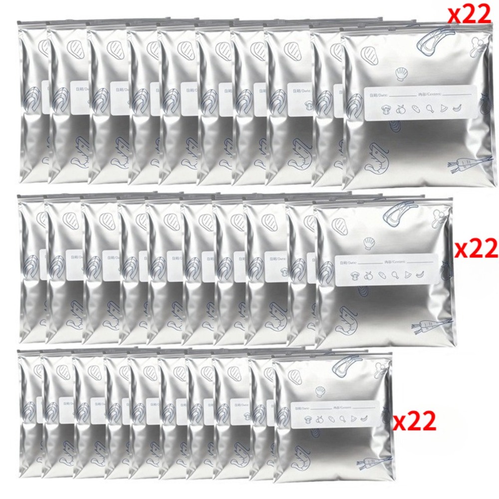 66Pcs Aluminum Foil Food Stora - Food Storage Zipper recension och pris
