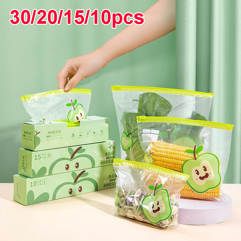 Reusable Zip Lock Bag Food Gra - Food Storage Zipper recension och pris