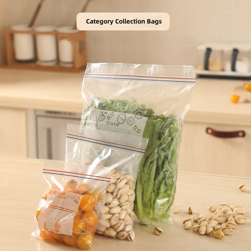 Reusable Zip Lock Bag Food Gra - Food Storage Zipper recension och pris