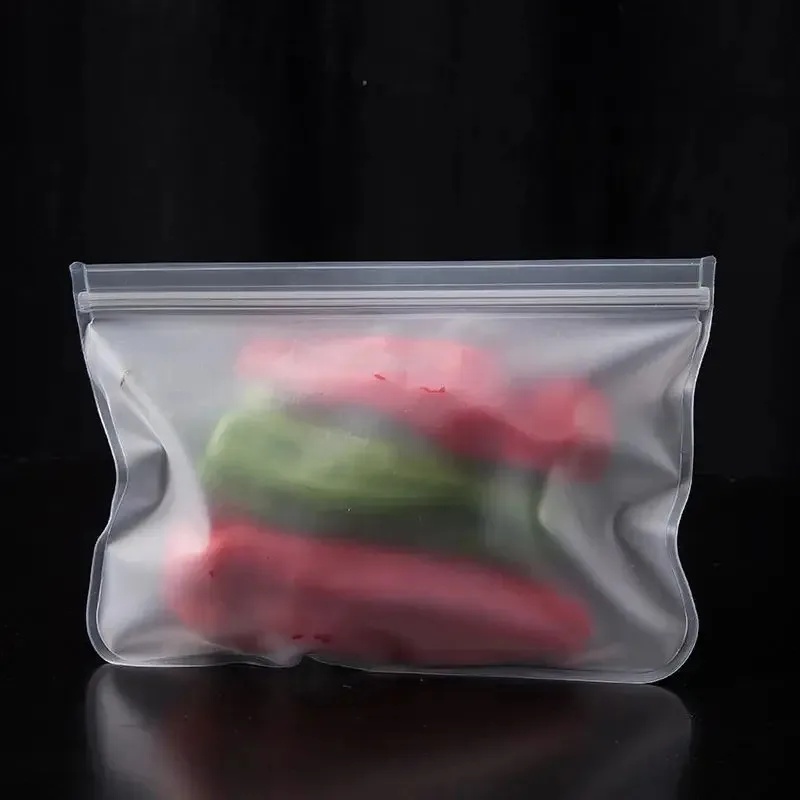 1/2/3/4pcs Silicone Food Stora - Food Storage Zipper recension och pris