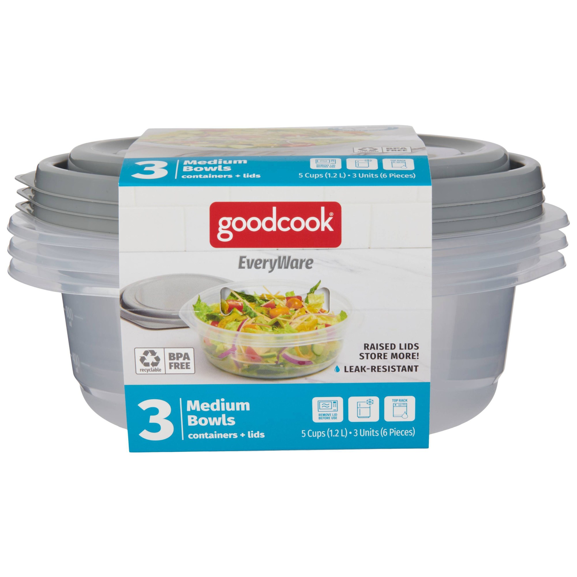 6pcs Round 5 Cup Food Storage  - Food Storage Prep Containers recension och pris