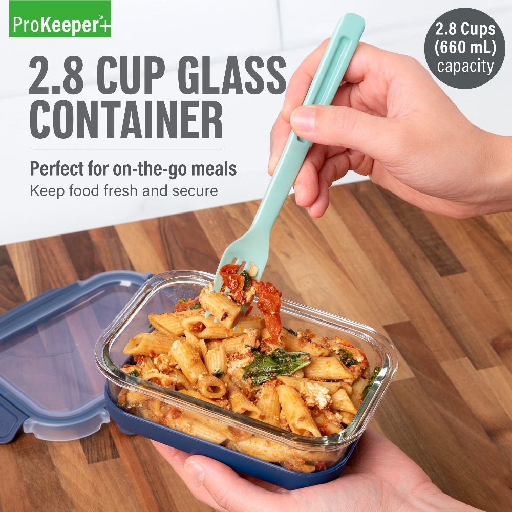 2.8 Cup Glass Food Storage Con - Food Storage Prep Containers recension och pris