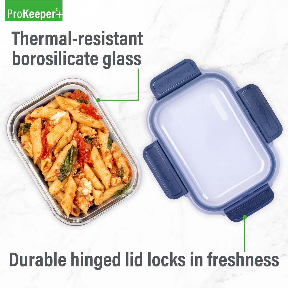 2.8 Cup Glass Food Storage Con - Food Storage Prep Containers recension och pris