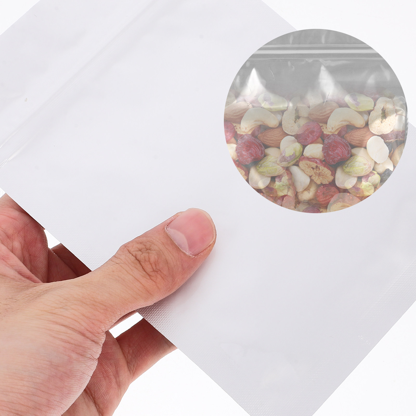 50Pcs Airtight Resealable Bags - Food Storage Small recension och pris