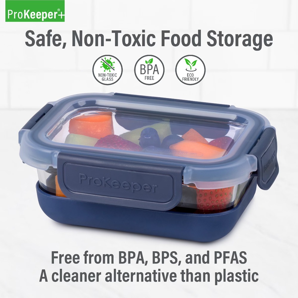 2 Pack 1.6 Cup Glass Food Stor - Food Storage Prep Containers recension och pris