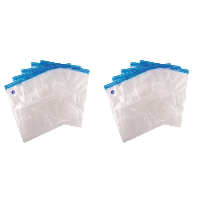 10PCS Reusable Vacuum Food Sto - Food Storage Zipper recension och pris