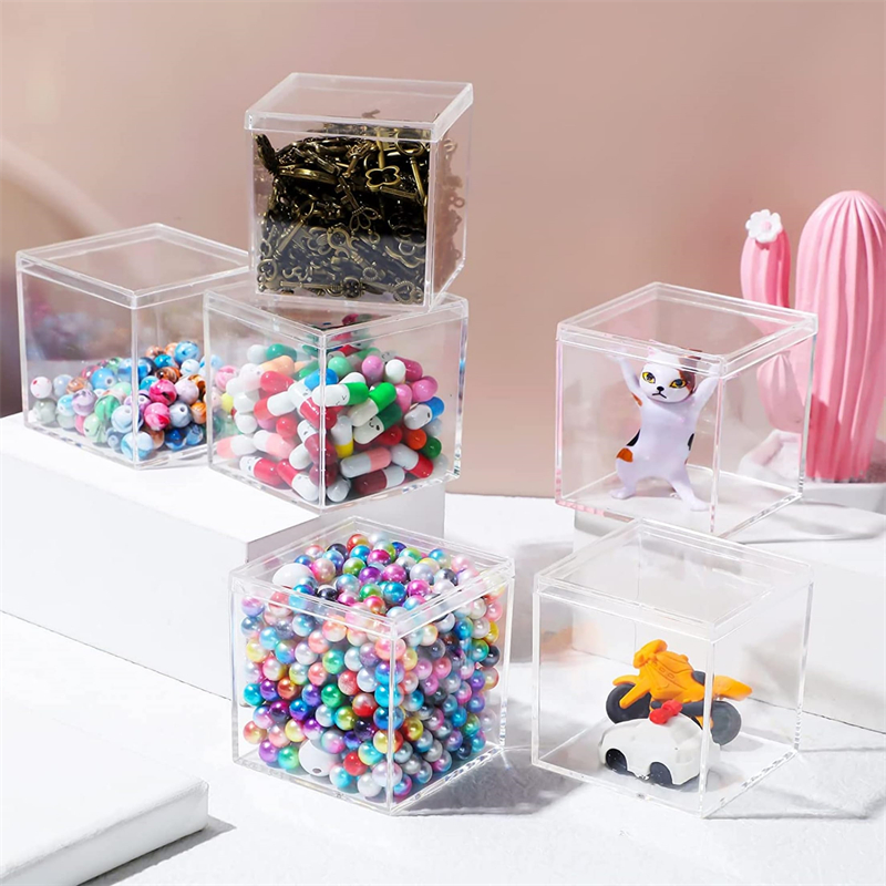 1-20pcs Transparent Acrylic Bo - Xmas Food Storage Containers recension och pris