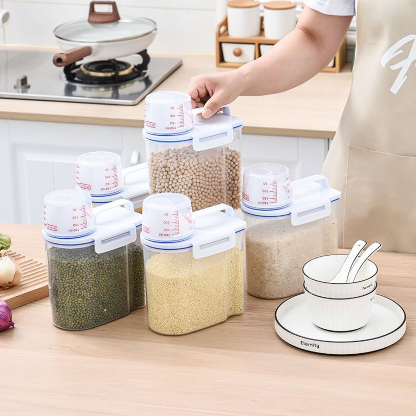 Rice Storage Container Safe Ri - Food Storage Pantry recension och pris