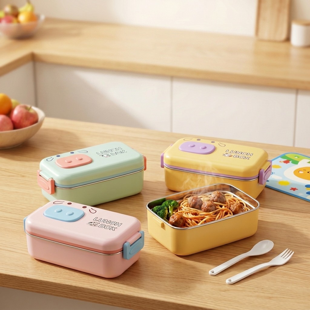 304 Stainless Steel Bento Box  - Food Storage Quart recension och pris