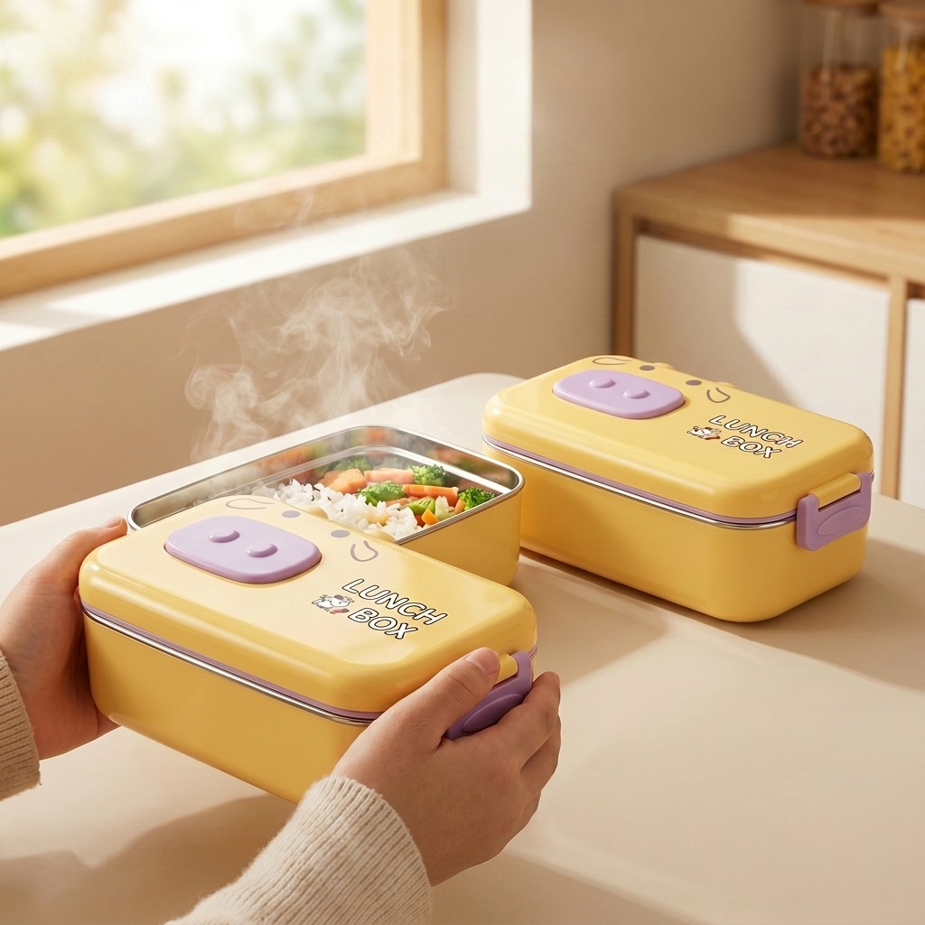 304 Stainless Steel Bento Box  - Food Storage Quart recension och pris