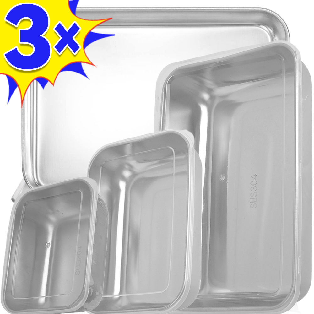 Stainless Steel Food Storage B - Food Storage Quart recension och pris
