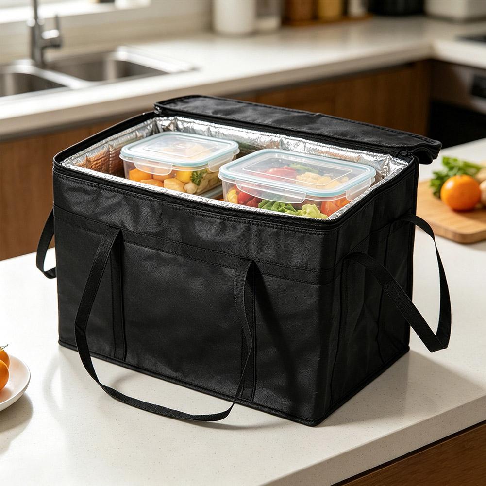 Insulated Thermal Tote Bag Big - Food Storage Zipper recension och pris