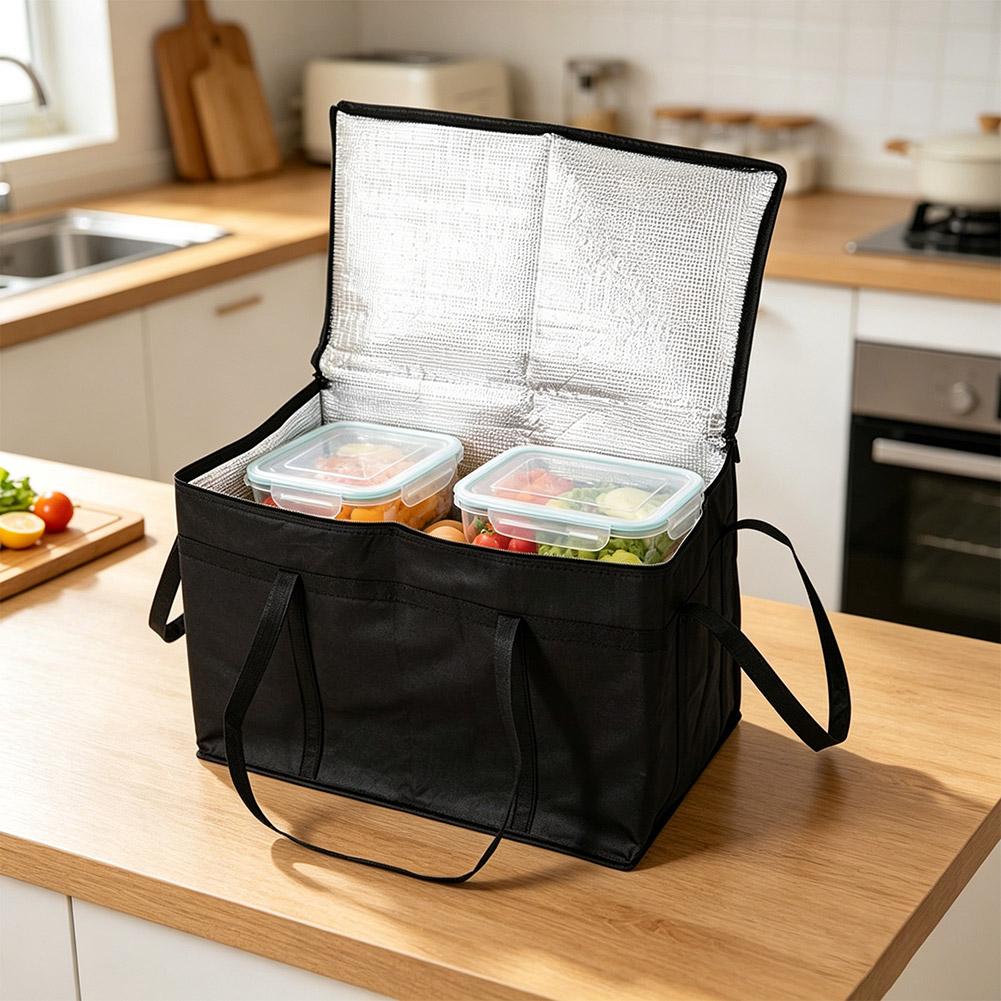 Insulated Thermal Tote Bag Big - Food Storage Zipper recension och pris