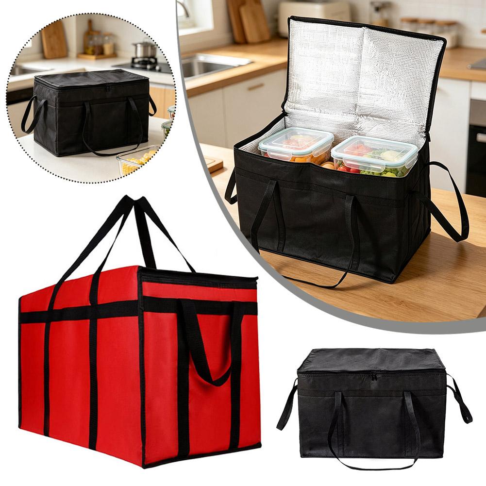 Insulated Thermal Tote Bag Big - Food Storage Zipper recension och pris