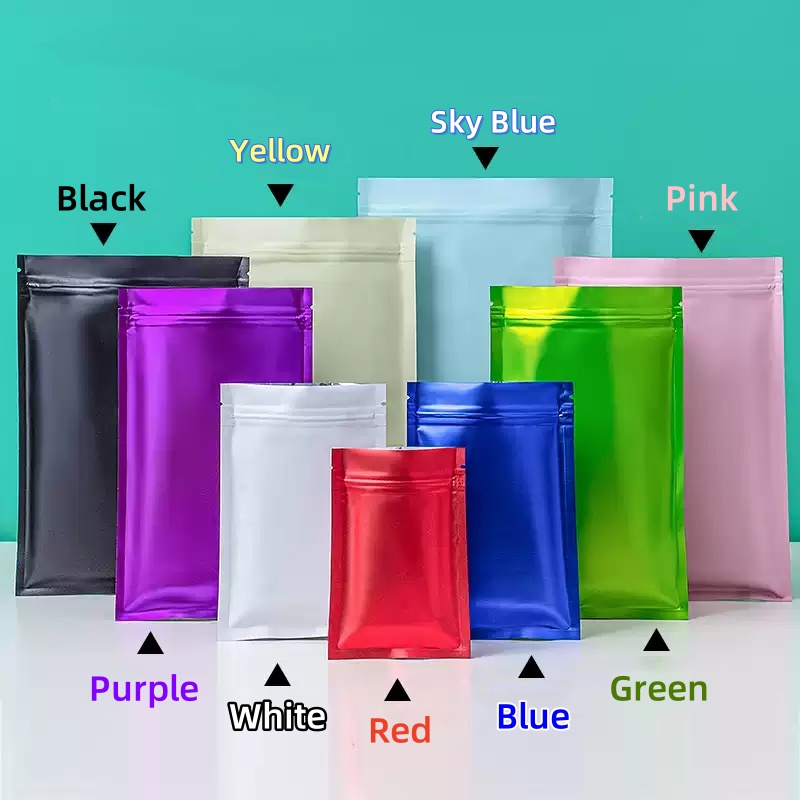100 pcs Colorful Top Feed Foil - Zebra Food Storage recension och pris