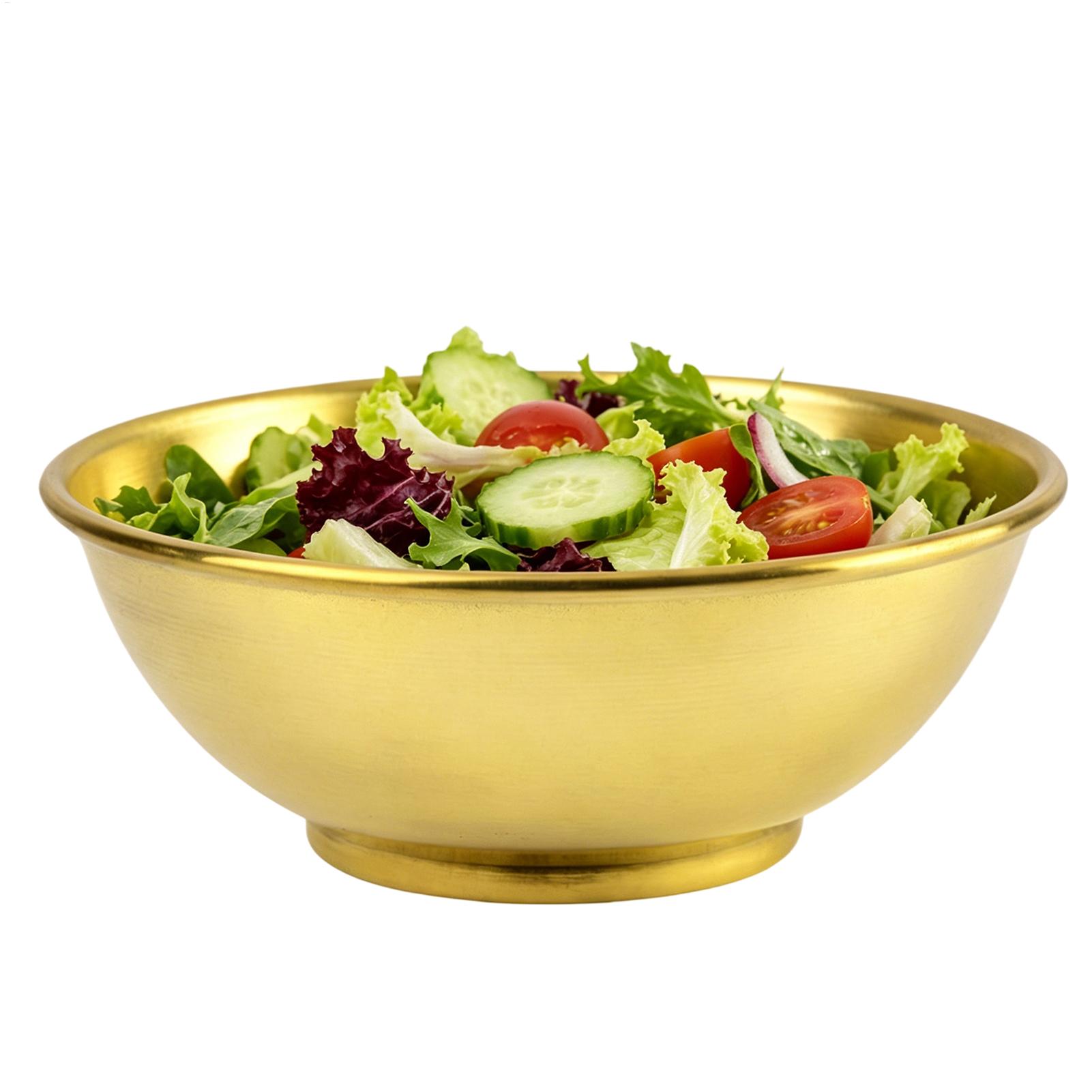 Copper Bowl Large Mixing Salad - Food Storage Eco Friendly recension och pris