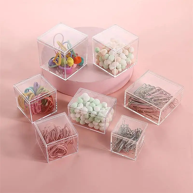 12 PCS Transparent Acrylic Box - Xmas Food Storage Containers recension och pris