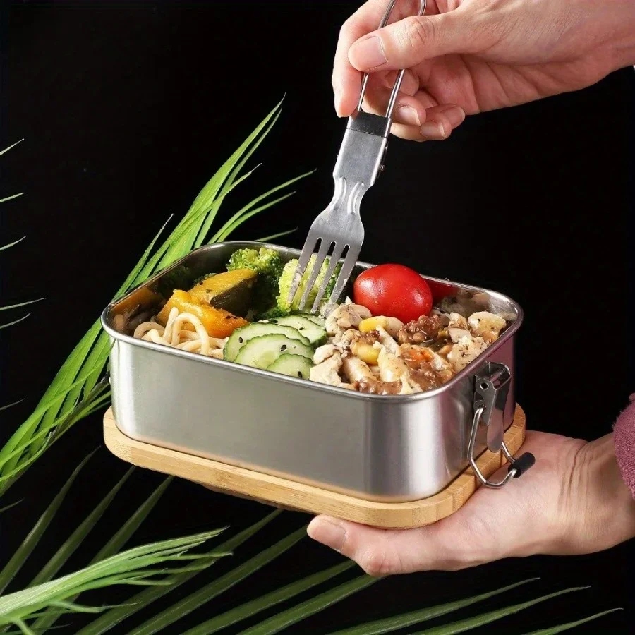 New 304 Stainless Steel Bamboo - Food Storage Quart recension och pris