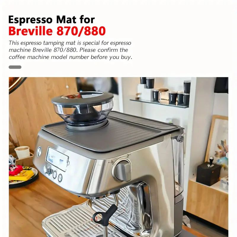 Silicone Coffee Mat for Brevil - Breville Espresso Bes870 recension och pris