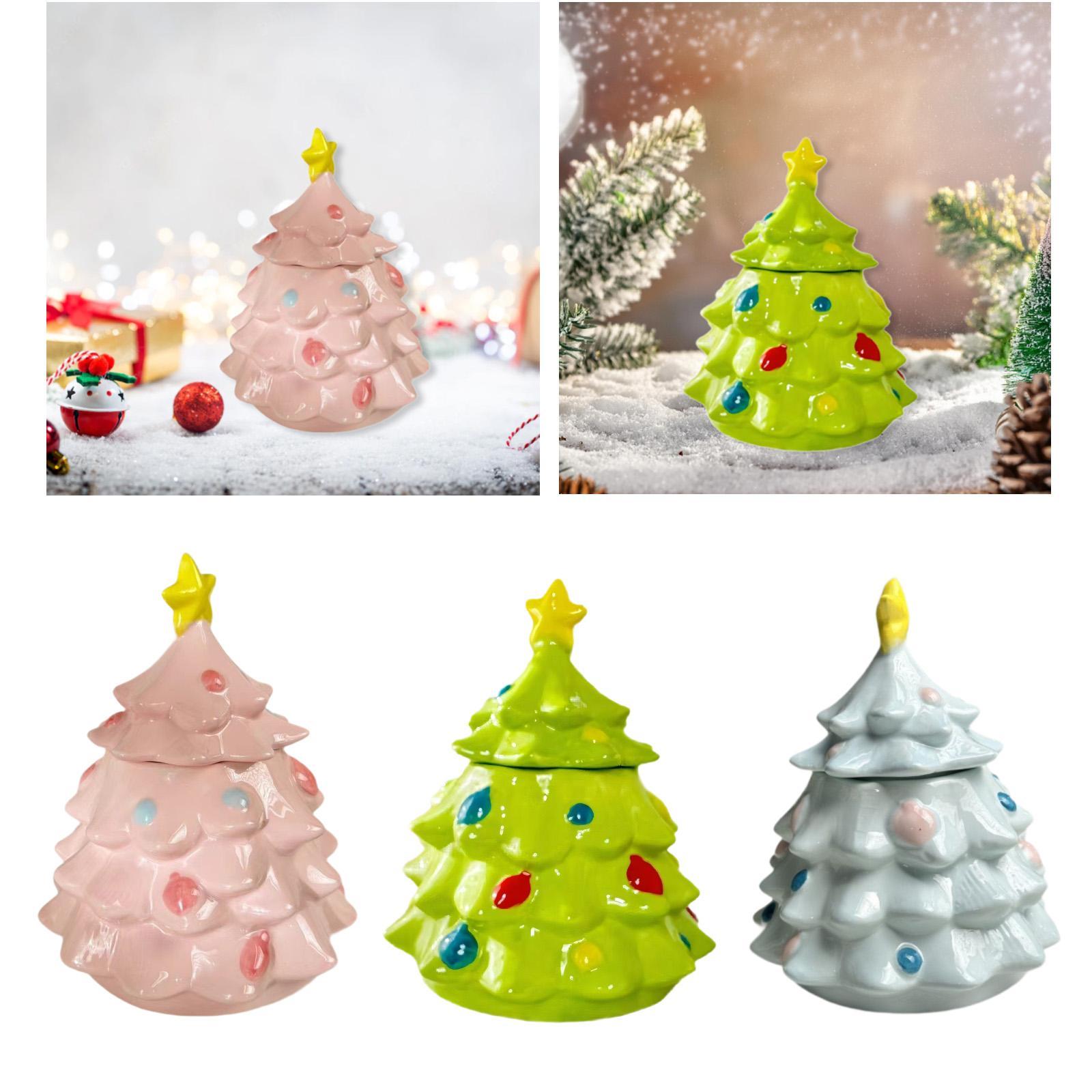 Christmas Tree Candy Jar Cute  - Xmas Food Storage Containers recension och pris