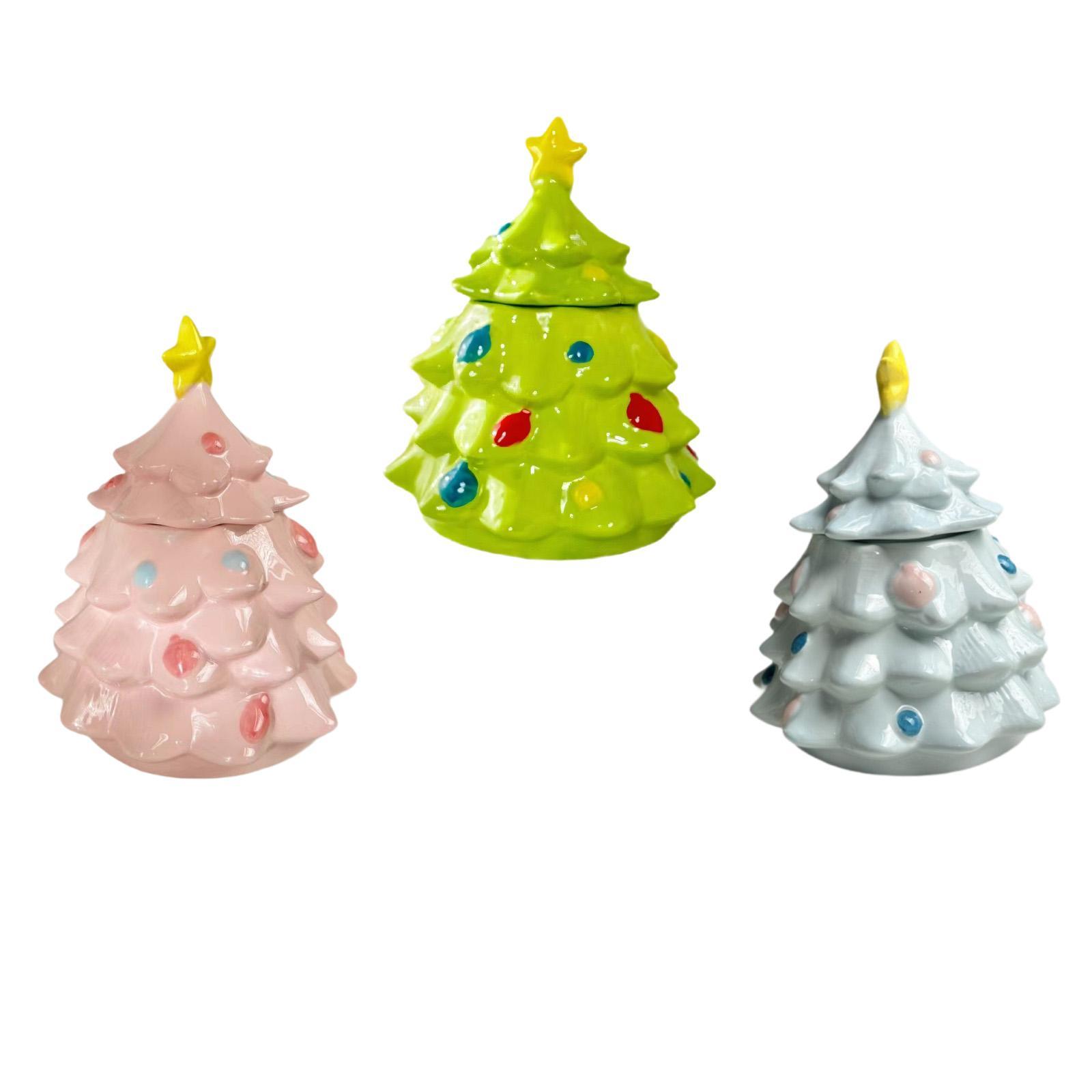Christmas Tree Candy Jar Cute  - Xmas Food Storage Containers recension och pris