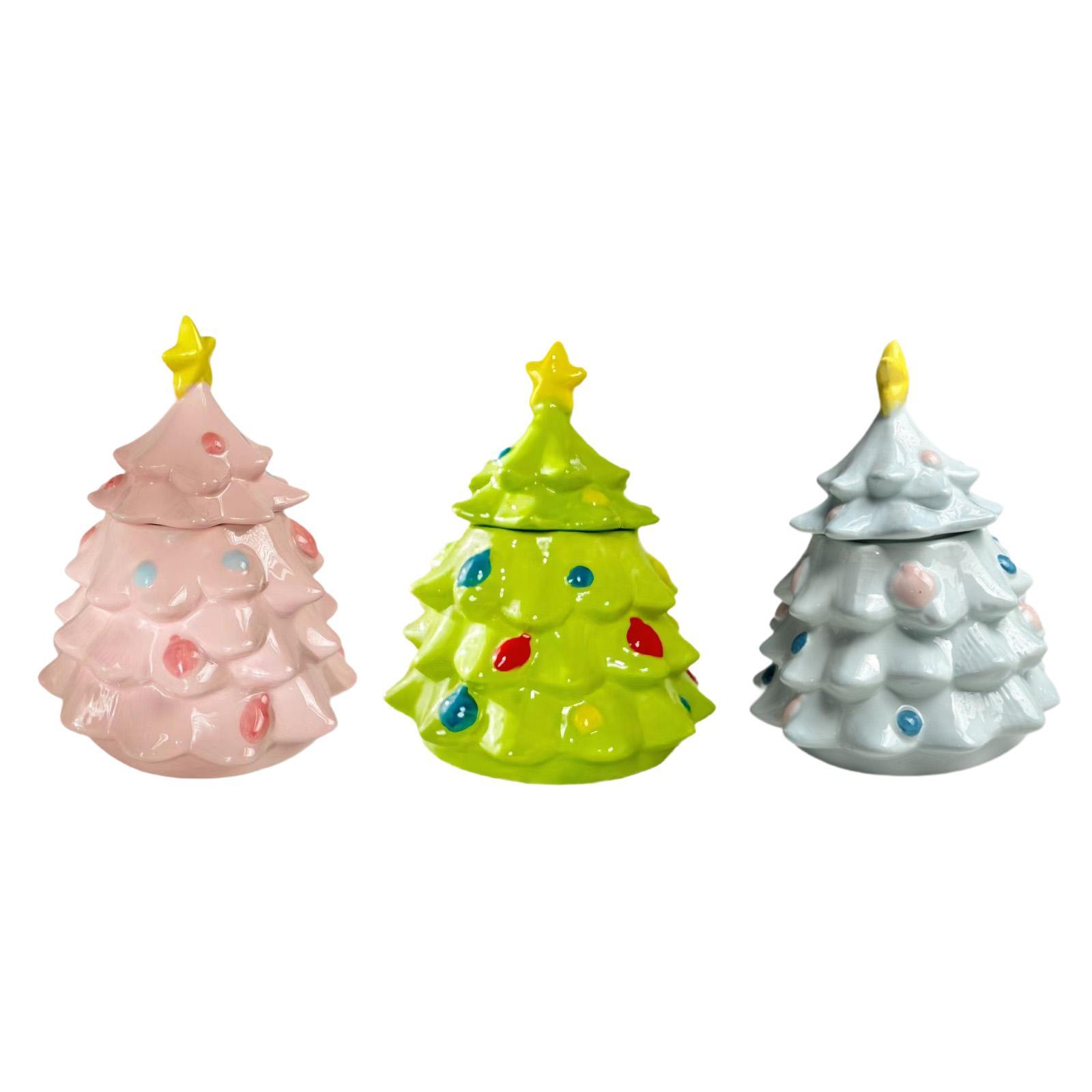Christmas Tree Candy Jar Cute  - Xmas Food Storage Containers recension och pris