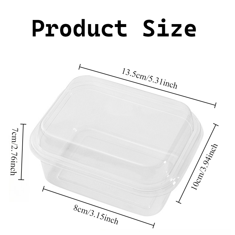5/10PCS Plastic Cake Box with  - Xmas Food Storage Containers recension och pris