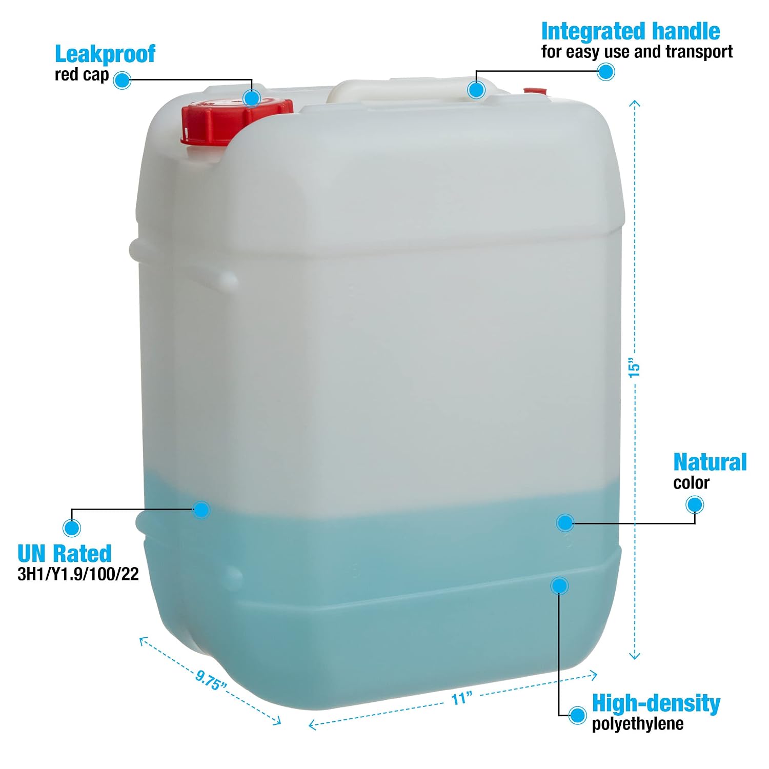 5 Gallon Stackable Plastic Car - Food Storage Containers recension och pris
