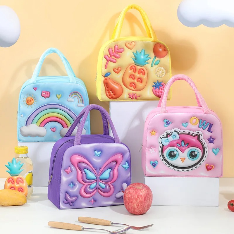 Children's Lunch Box Bag 3D Ca - Food Storage Bag Organizer recension och pris