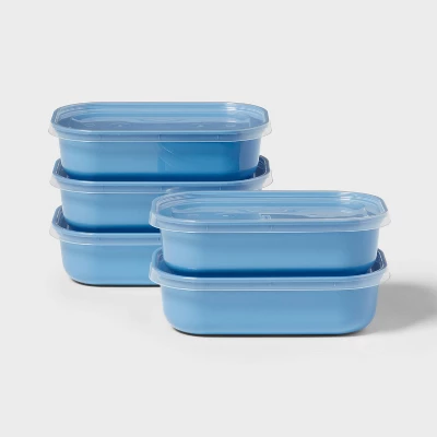 2026 New Blue Single Compartme - Food Storage Prep Containers recension och pris