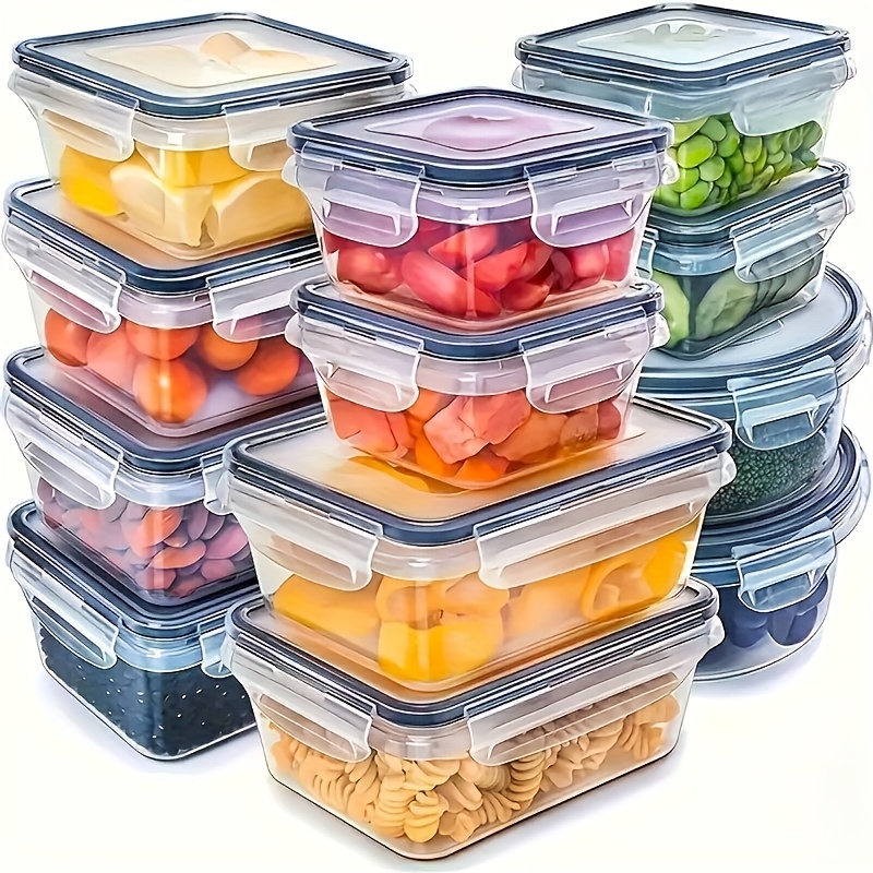 8Pcs Set Includes 4 Containers - Food Storage Quart recension och pris