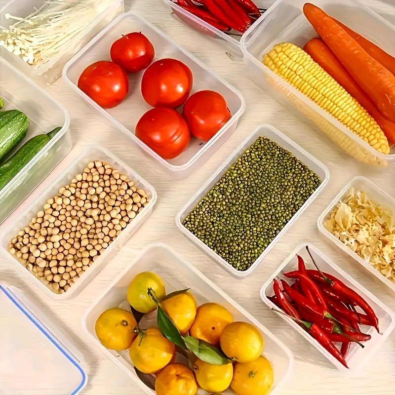 8Pcs Set Includes 4 Containers - Food Storage Quart recension och pris
