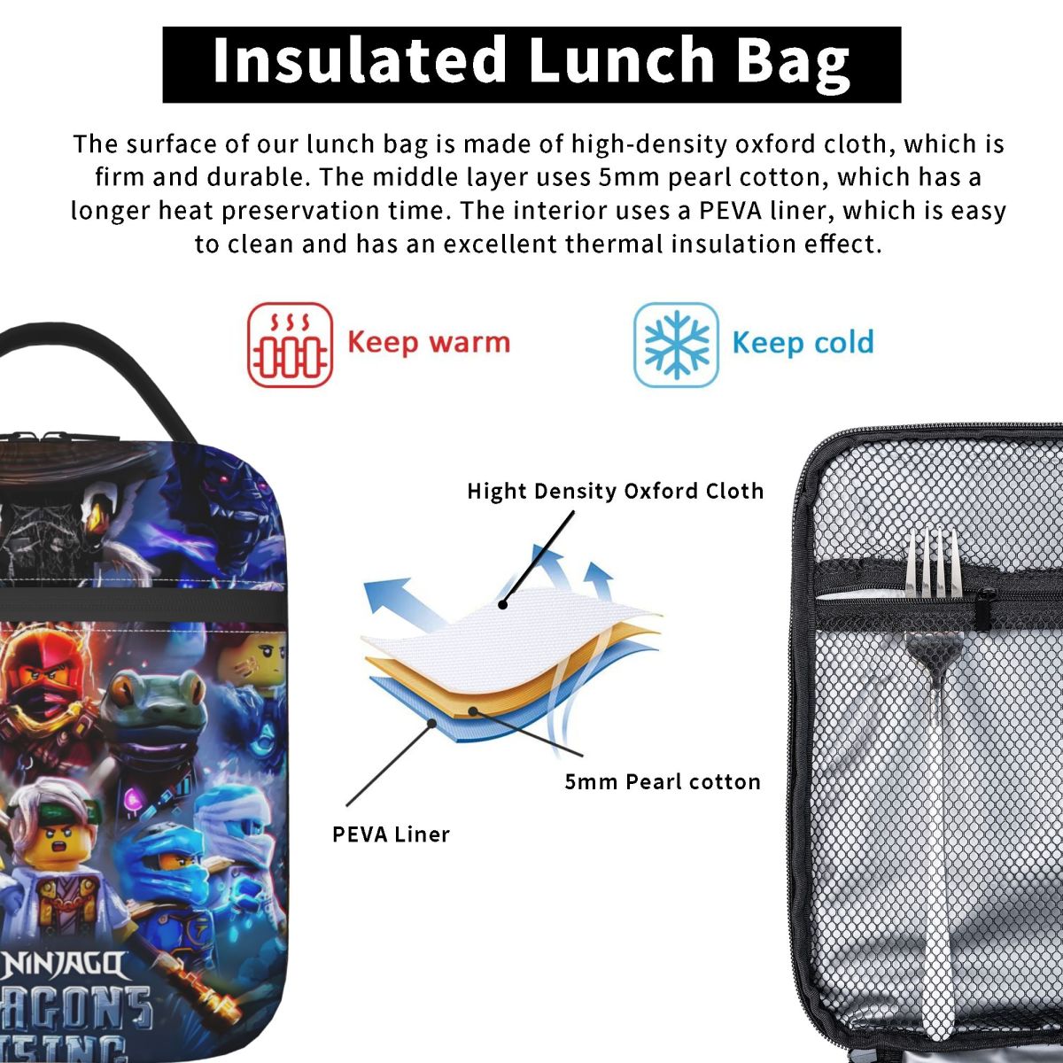 Custom N-Ninjagos Hero Team Re - Food Storage Bag Organizer recension och pris