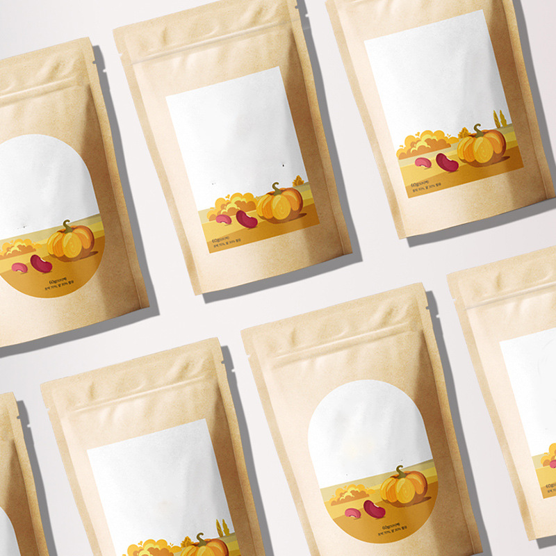 50PCS Kraft Paper Ziplock Pack - Zebra Food Storage recension och pris