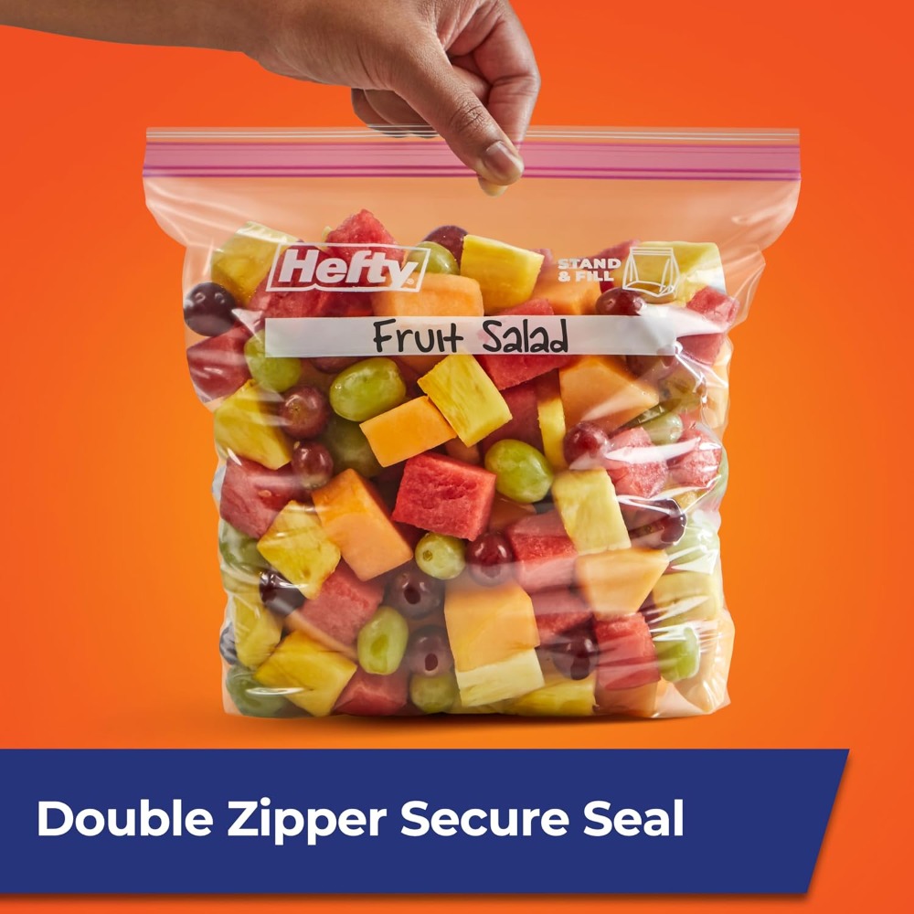 Press to Close Plastic Bags Ga - Food Storage Zipper recension och pris