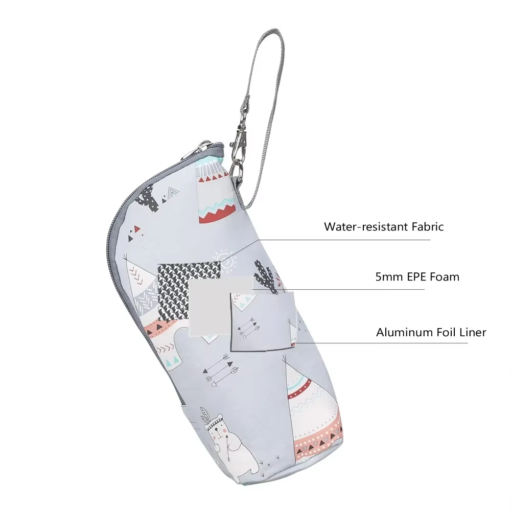 Baby Bottle Insulation Bag Uni - Food Storage Zipper recension och pris