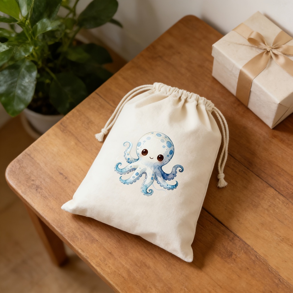 Cute Octopus Custom Name Draws - Zebra Food Storage recension och pris