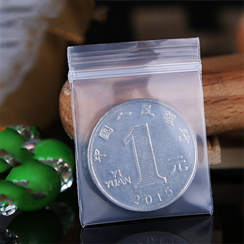 100Pieces Transparent Mini Sma - Food Storage Zipper recension och pris