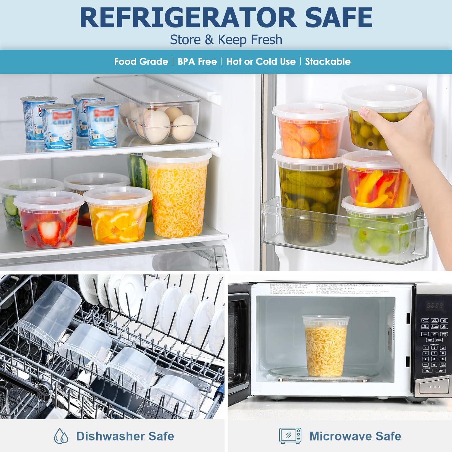 24pcs Deli Food Storage Contai - Food Storage Eco Friendly recension och pris