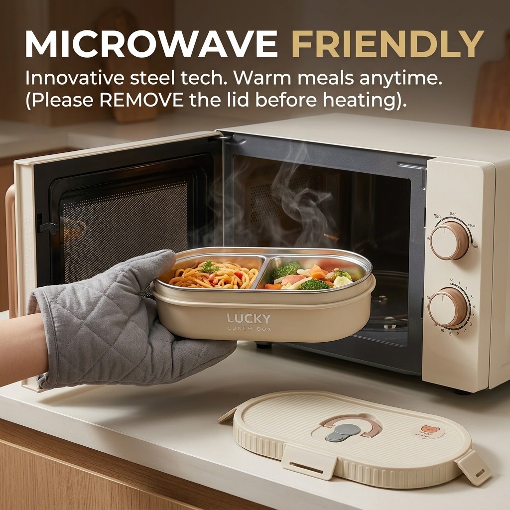 Microwavable 304 Stainless Ste - Food Storage Prep Containers recension och pris