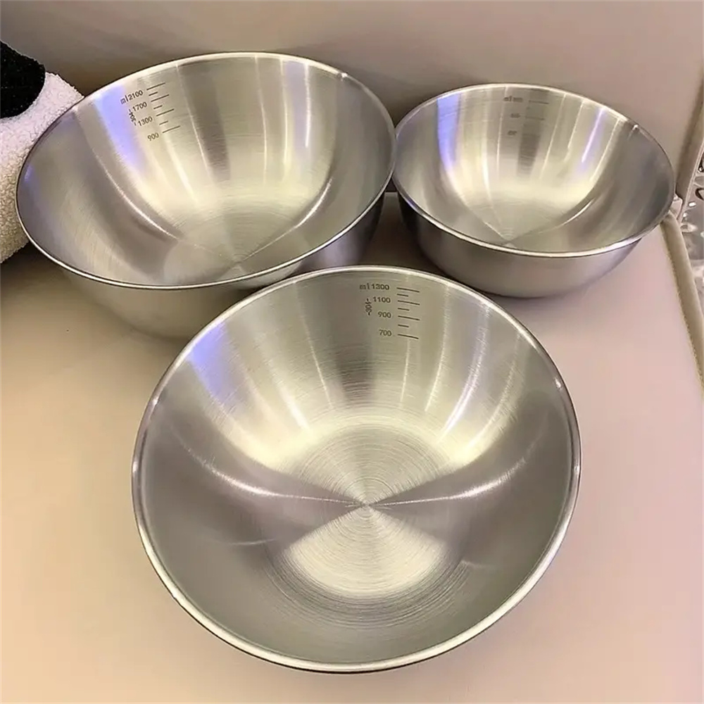 1-3 Stainless Steel Bowl Set w - Food Storage Eco Friendly recension och pris