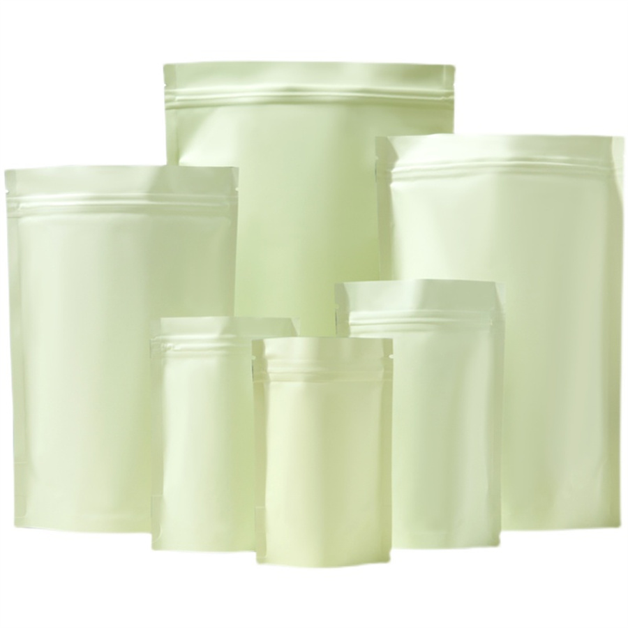 50/100PCS Matte Pale Yellow Zi - Food Storage Zipper recension och pris